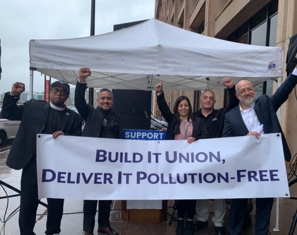 Members of Congress, Labor Leaders, and Postal and Clean Vehicle Advocates Gather to Deliver 432,794 Declarations Urging USPS to Update Its Fleet with Union-Made Electric Vehicles