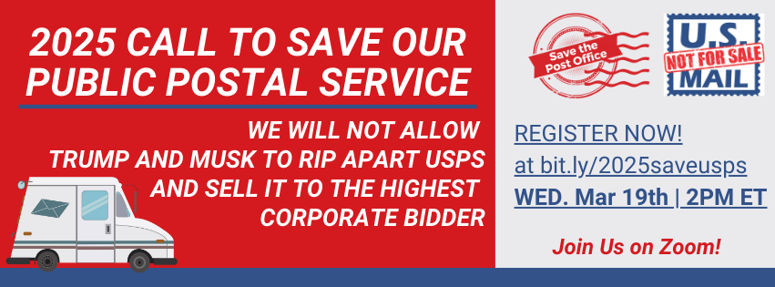 Rallies to Save Our Postal Service